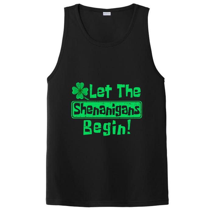 St Patricks Day Let The Shenanigans Begin PosiCharge Competitor Tank