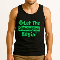 St Patricks Day Let The Shenanigans Begin Tank Top