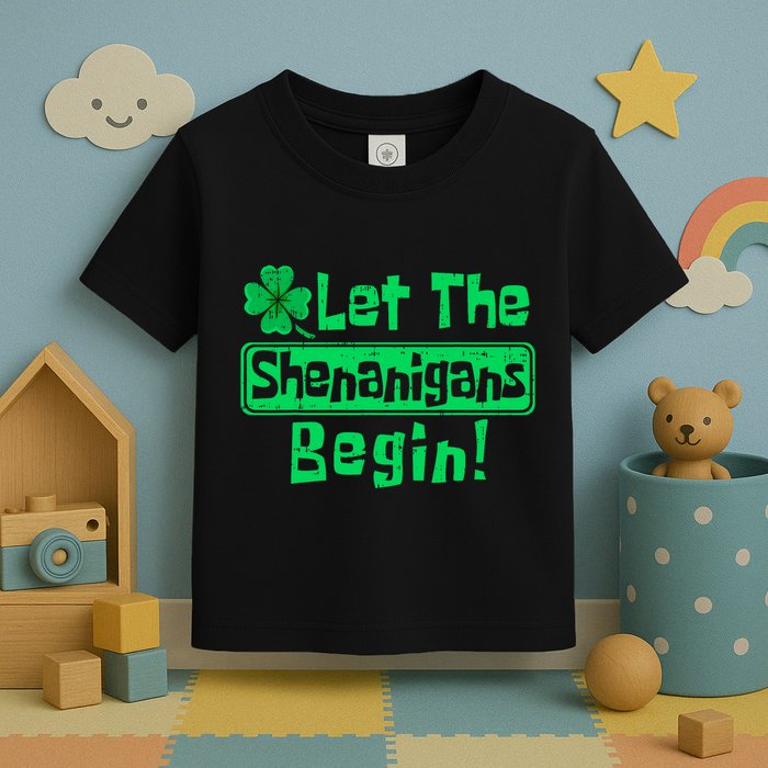 St Patricks Day Let The Shenanigans Begin Toddler T-Shirt