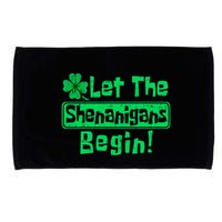 St Patricks Day Let The Shenanigans Begin Microfiber Hand Towel