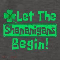 St Patricks Day Let The Shenanigans Begin Vector Backpack