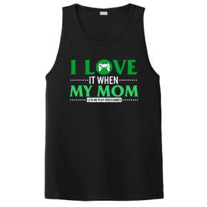 St Patricks Day Love Mom Play Video Games Saint Paddy's Day Great Gift PosiCharge Competitor Tank