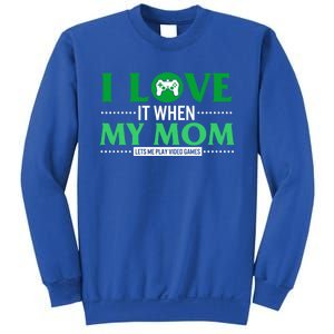 St Patricks Day Love Mom Play Video Games Saint Paddy's Day Great Gift Sweatshirt