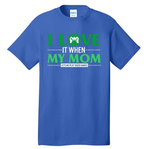 St Patricks Day Love Mom Play Video Games Saint Paddy's Day Great Gift Tall T-Shirt