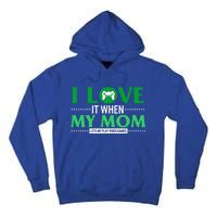 St Patricks Day Love Mom Play Video Games Saint Paddy's Day Great Gift Tall Hoodie