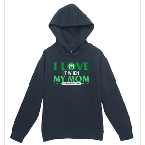 St Patricks Day Love Mom Play Video Games Saint Paddy's Day Great Gift Urban Pullover Hoodie