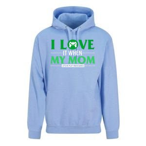 St Patricks Day Love Mom Play Video Games Saint Paddy's Day Great Gift Unisex Surf Hoodie