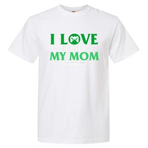 St Patricks Day Love Mom Play Video Games Saint Paddy's Day Great Gift Garment-Dyed Heavyweight T-Shirt