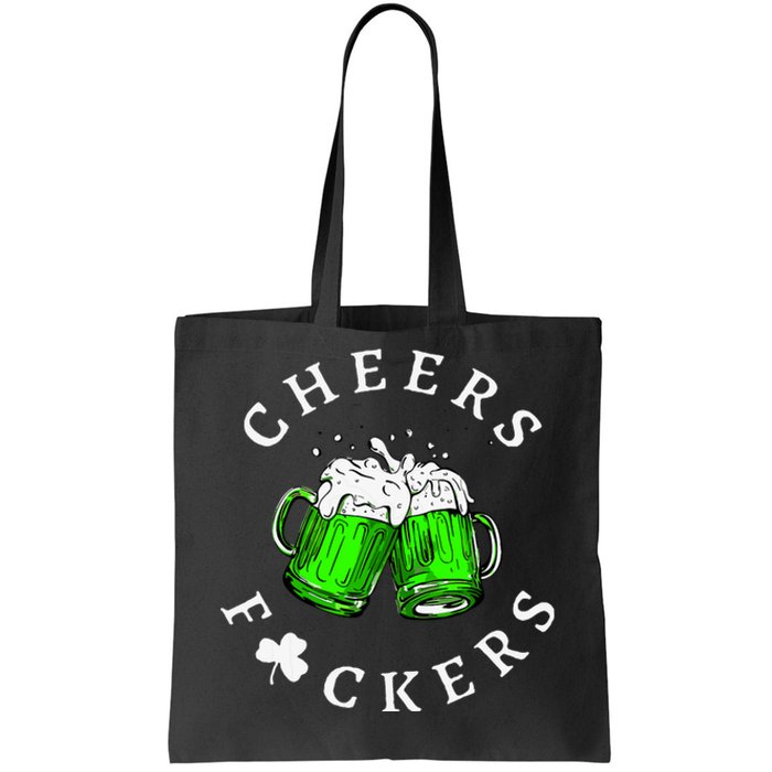 St Patricks Day Cheers Irish Drinking Tote Bag