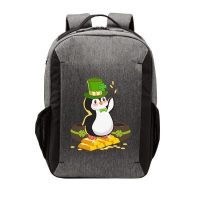 St Patricks Day Lucky Penguin Leprechaun Shamrock Irish Vector Backpack