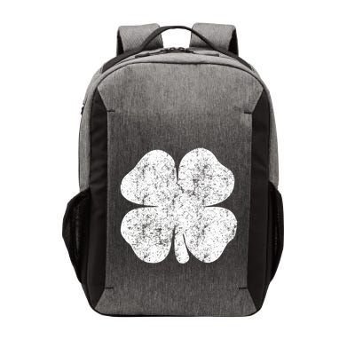 St. Patrick's Day Four Leaf Clover Green Background Design Vector Backpack