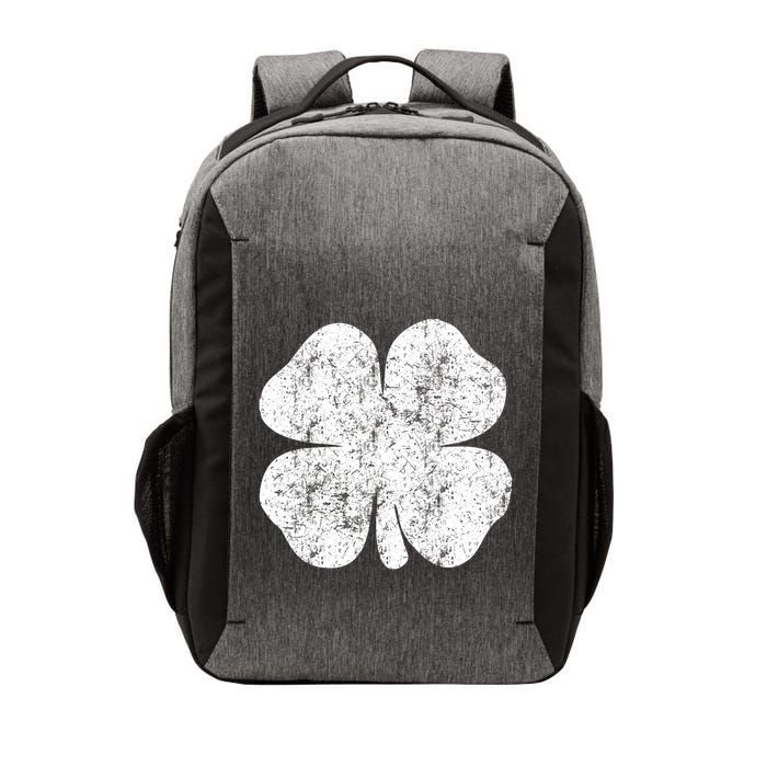 St. Patrick's Day Four Leaf Clover Green Background Design Vector Backpack