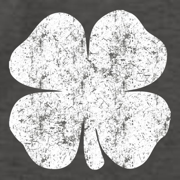 St. Patrick's Day Four Leaf Clover Green Background Design Vector Backpack