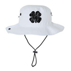 St. Patrick's Day Four Leaf Clover Green Background Design Legacy Cool Fit Booney Bucket Hat