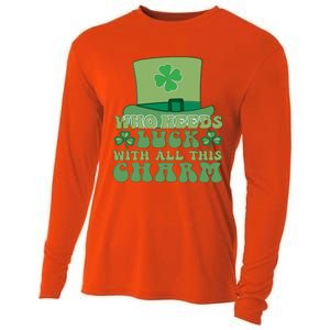 St Patricks Day Charm Gift Cooling Performance Long Sleeve Crew