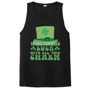 St Patricks Day Charm Gift PosiCharge Competitor Tank