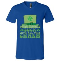 St Patricks Day Charm Gift V-Neck T-Shirt