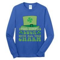 St Patricks Day Charm Gift Tall Long Sleeve T-Shirt