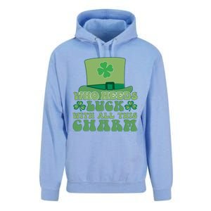 St Patricks Day Charm Gift Unisex Surf Hoodie