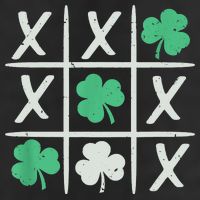 St Patrick's Day Tic Tac Toe Lucky Shamrock Cool Comfort Performance Bucket Hat