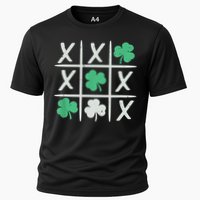 St Patrick's Day Tic Tac Toe Lucky Shamrock Performance Shirt