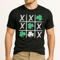 St Patrick's Day Tic Tac Toe Lucky Shamrock Performance Shirt