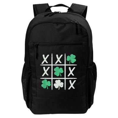 St Patrick's Day Tic Tac Toe Lucky Shamrock Backpack