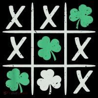 St Patrick's Day Tic Tac Toe Lucky Shamrock Mug