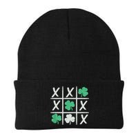 St Patrick's Day Tic Tac Toe Lucky Shamrock Beanie