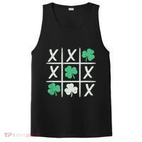 St Patrick's Day Tic Tac Toe Lucky Shamrock PosiCharge Competitor Tank