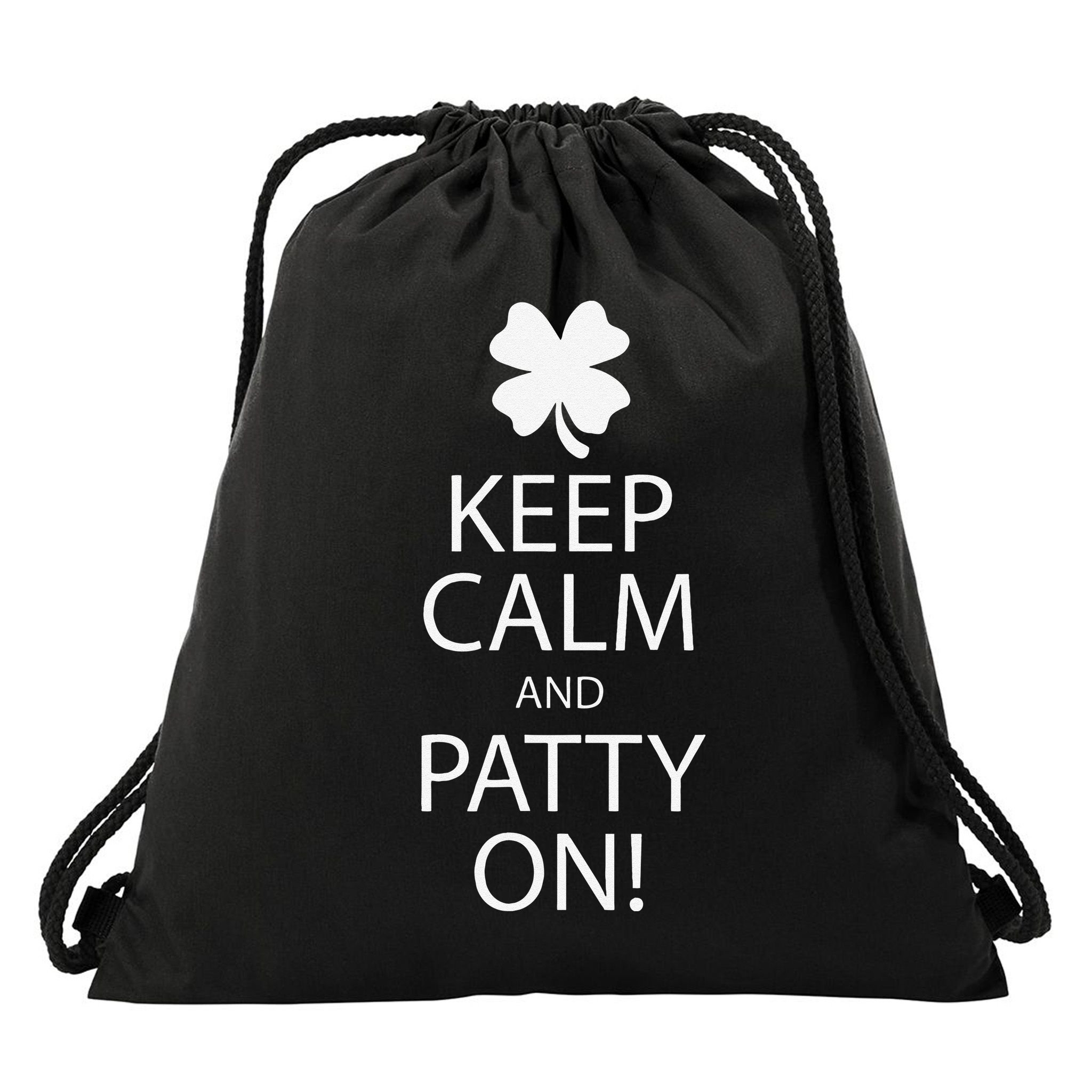 St Patricks Days Saint Patrick's Day Patty Drawstring Bag