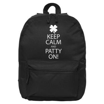 St Patricks Days Saint Patrick's Day Patty 16 in Basic Backpack