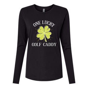 St Patricks Day Gift Lucky Golf Caddy Gift Womens Cotton Relaxed Long Sleeve T-Shirt