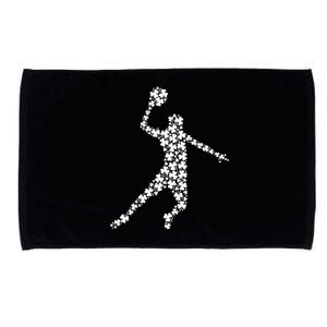 St Patricks Day Basketball Player Irish Clover Cool Gift Microfiber Hand Towel