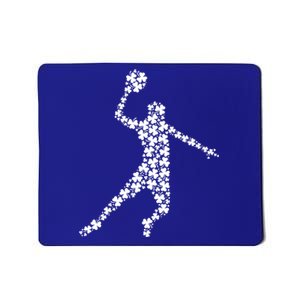 St Patricks Day Basketball Player Irish Clover Cool Gift Mousepad