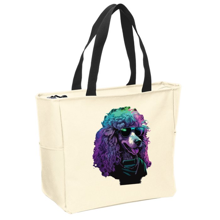 Standard Poodle Dogs Standard Poodles Zip Tote Bag