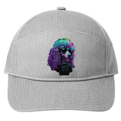 Standard Poodle Dogs Standard Poodles 7-Panel Snapback Hat