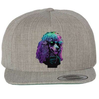 Standard Poodle Dogs Standard Poodles Wool Snapback Cap