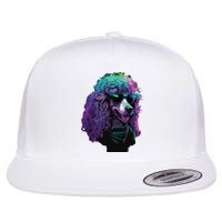 Standard Poodle Dogs Standard Poodles Flat Bill Trucker Hat