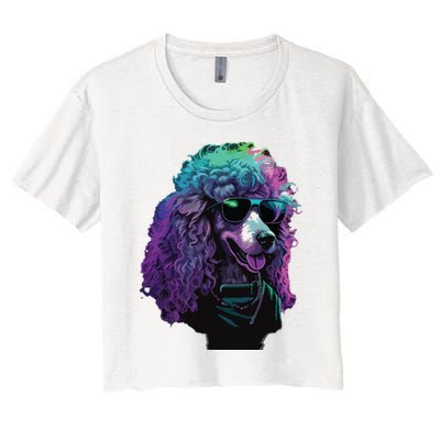 Standard Poodle Dogs Standard Poodles Crop Top