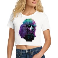 Standard Poodle Dogs Standard Poodles Women's Crop Top Tee