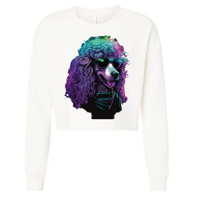 Standard Poodle Dogs Standard Poodles Cropped Pullover Crew
