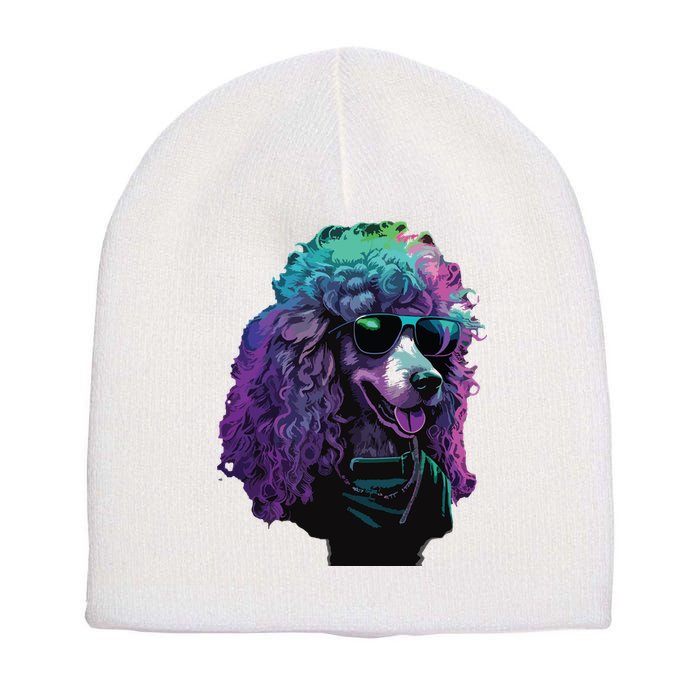 Standard Poodle Dogs Standard Poodles Short Acrylic Beanie
