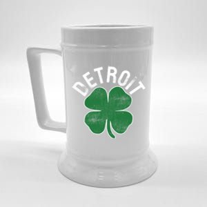 St Patrick's Day Shamrock Detroit Michigan Irish Gift Beer Stein