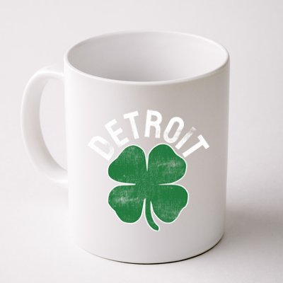 St Patrick's Day Shamrock Detroit Michigan Irish Gift Coffee Mug