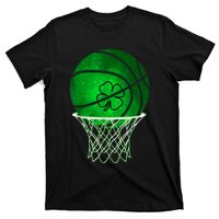 St Patricks Day Shamrock Basketball Irish T-Shirt