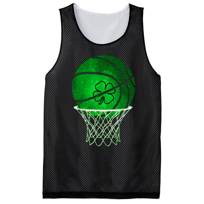 St Patricks Day Shamrock Basketball Irish Mesh Reversible Basketball Jersey Tank