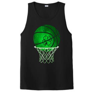 St Patricks Day Shamrock Basketball Irish PosiCharge Competitor Tank