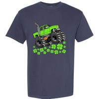 St Patricks Day Lucky Monster Truck Garment-Dyed Heavyweight T-Shirt