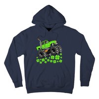 St Patricks Day Lucky Monster Truck Hoodie